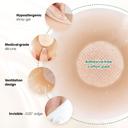 Hotosu Silicone Nipple Covers 0.02 inch Edge - Paper-thin Nipple Covers - 4inch Nude 3