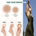 Hotosu Silicone Nipple Covers 0.02 inch Edge - Paper-thin Nipple Covers - 4inch Nude 6