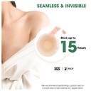 Hotosu Silicone Nipple Covers 0.02 inch Edge - Paper-thin Nipple Covers - 4inch Creme 2