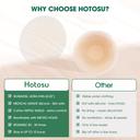 Hotosu Silicone Nipple Covers 0.02 inch Edge - Paper-thin Nipple Covers - 4inch Creme 7