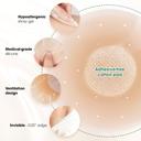 Hotosu Silicone Nipple Covers 0.02 inch Edge - Paper-thin Nipple Covers - 4inch Creme 3