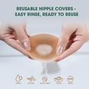 Hotosu Silicone Nipple Covers 0.02 inch Edge - Paper-thin Nipple Covers - 4inch Coco 5
