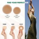 Hotosu Silicone Nipple Covers 0.02 inch Edge - Paper-thin Nipple Covers - 3inch Coco 7