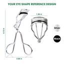 Hotosu Premium Super Curl Eyelash Curler, Siver (for US) 6