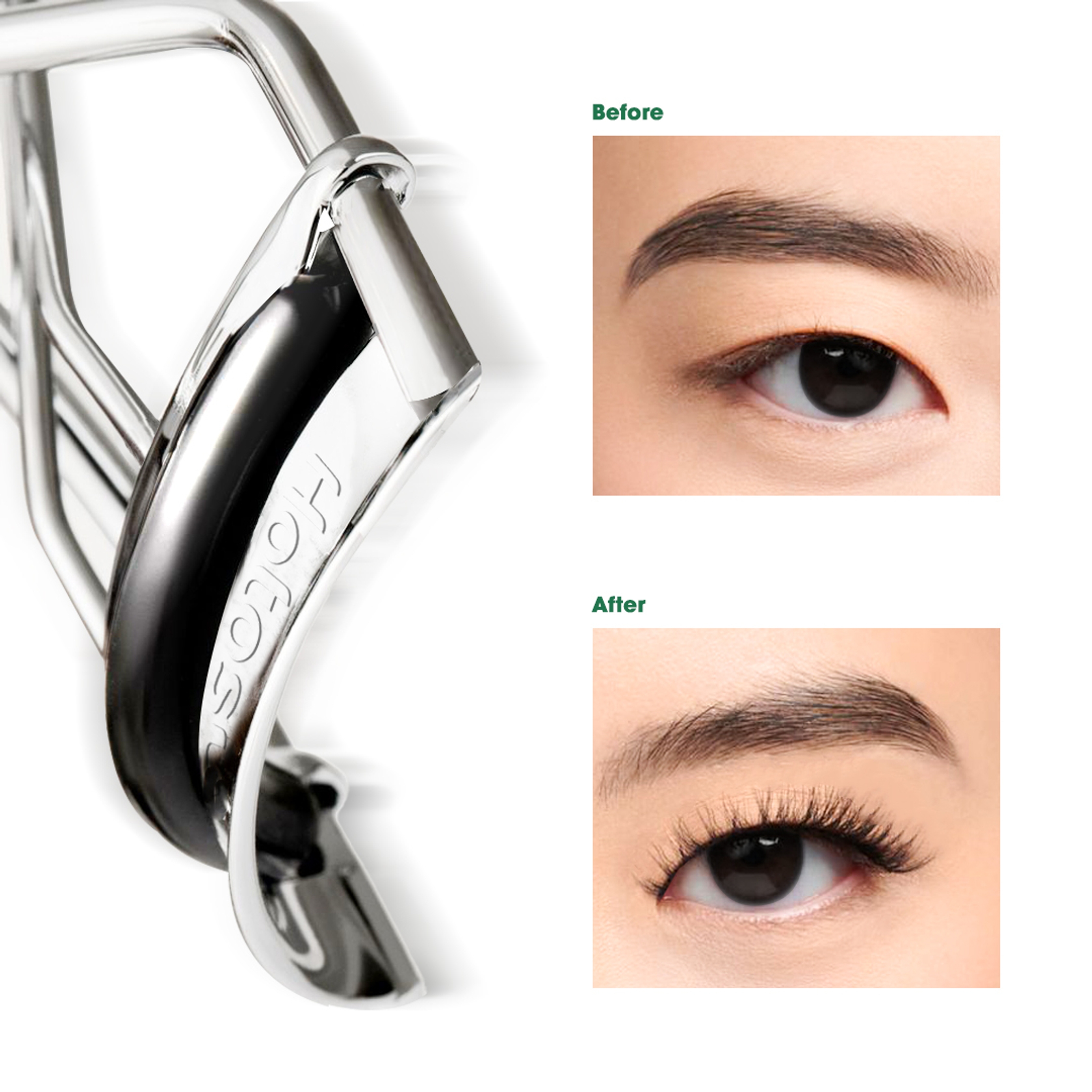 Hotosu Premium Super Curl Eyelash Curler, Siver (for US) 9