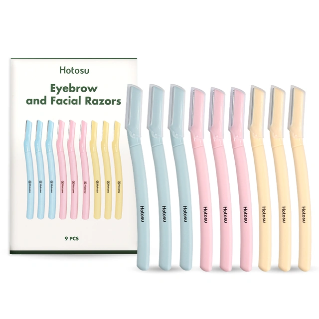Hotosu Eyebrow Razors & Facial Razors for Women - 9pcs