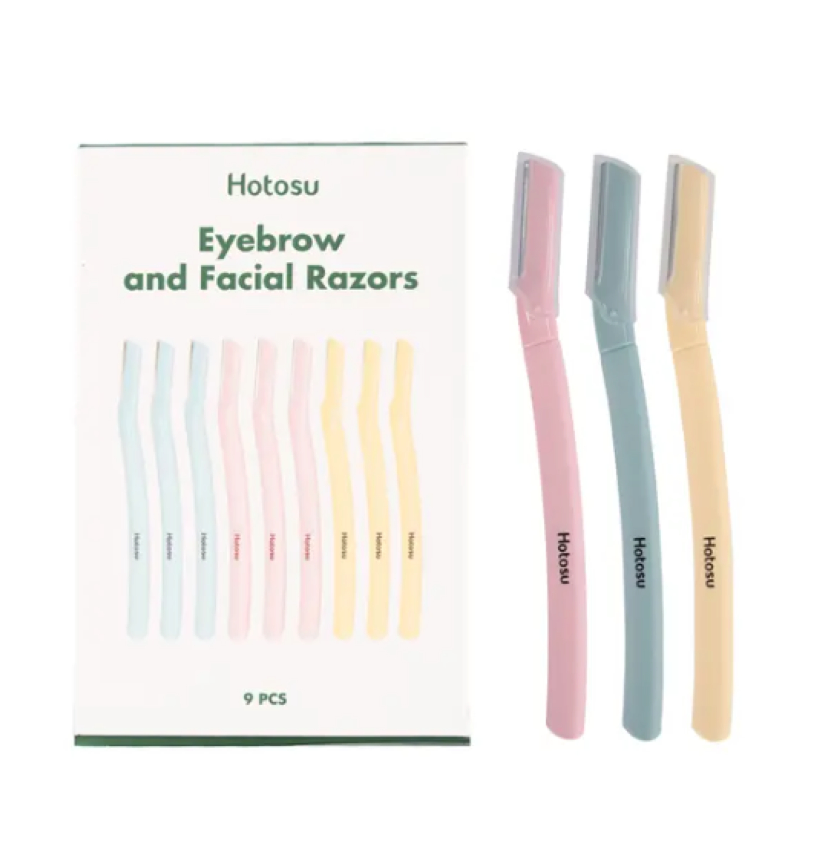 Hotosu Eyebrow Razors & Facial Razors for Women - 9pcs 1