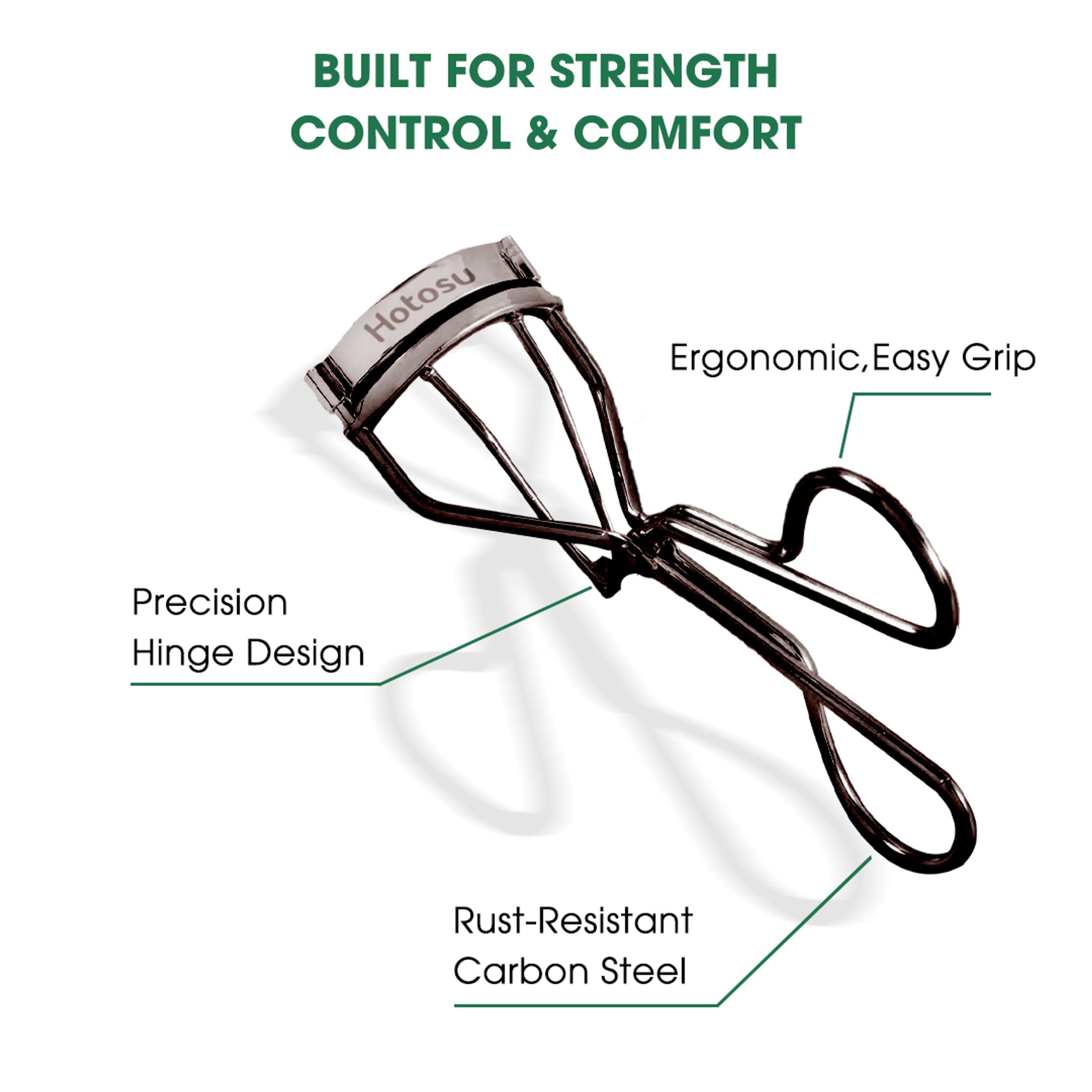 Hotosu Premium Super Curl Eyelash Curler, Black (for US) 3