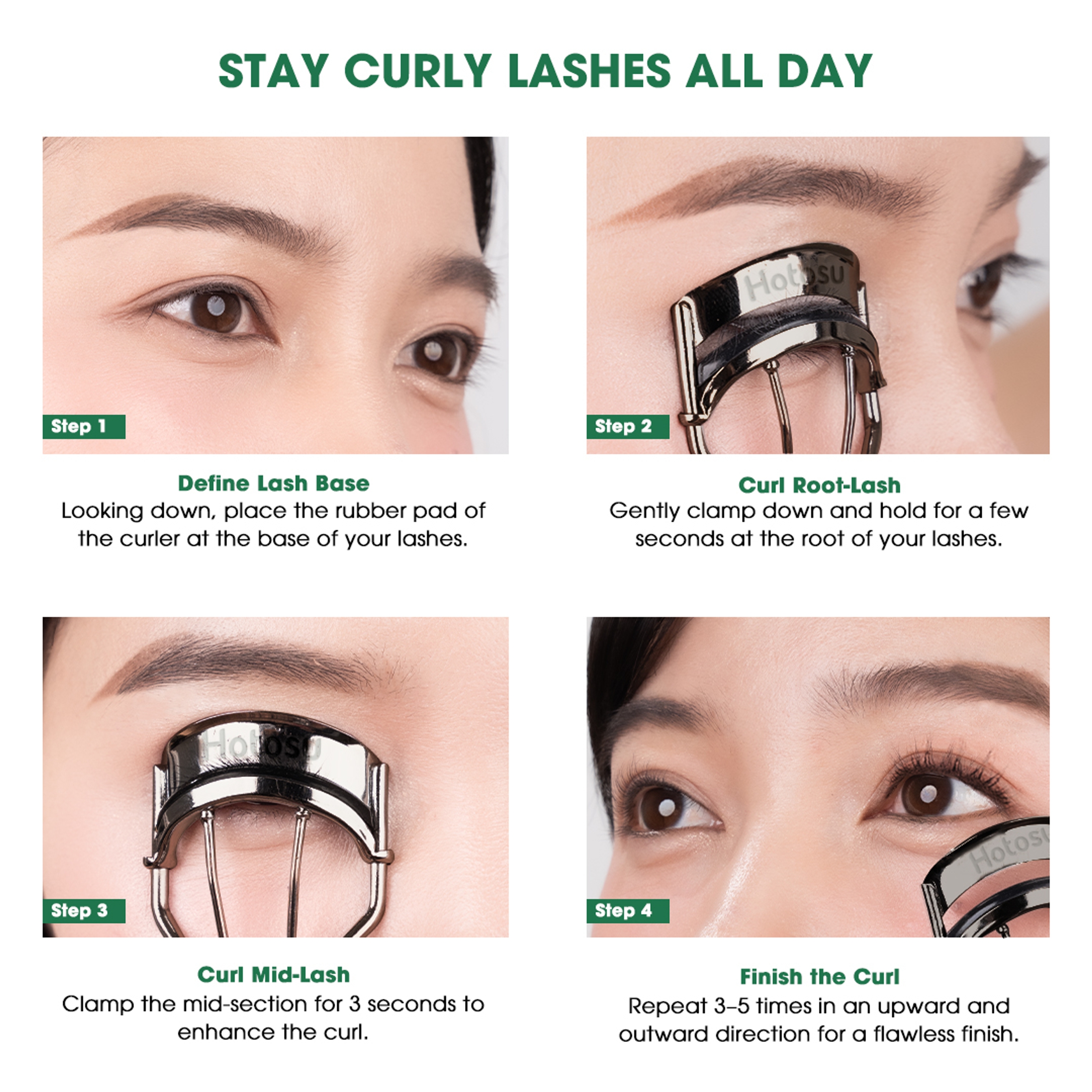 Hotosu Premium Super Curl Eyelash Curler, Black (for US) 5