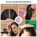 Hotosu Silicone Scalp Massager Brush for Hair Growth (Pink) 4