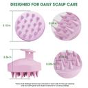 Hotosu Silicone Scalp Massager Brush for Hair Growth (Pink) 10