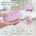 Hotosu Silicone Scalp Massager Brush for Hair Growth (Pink) 5