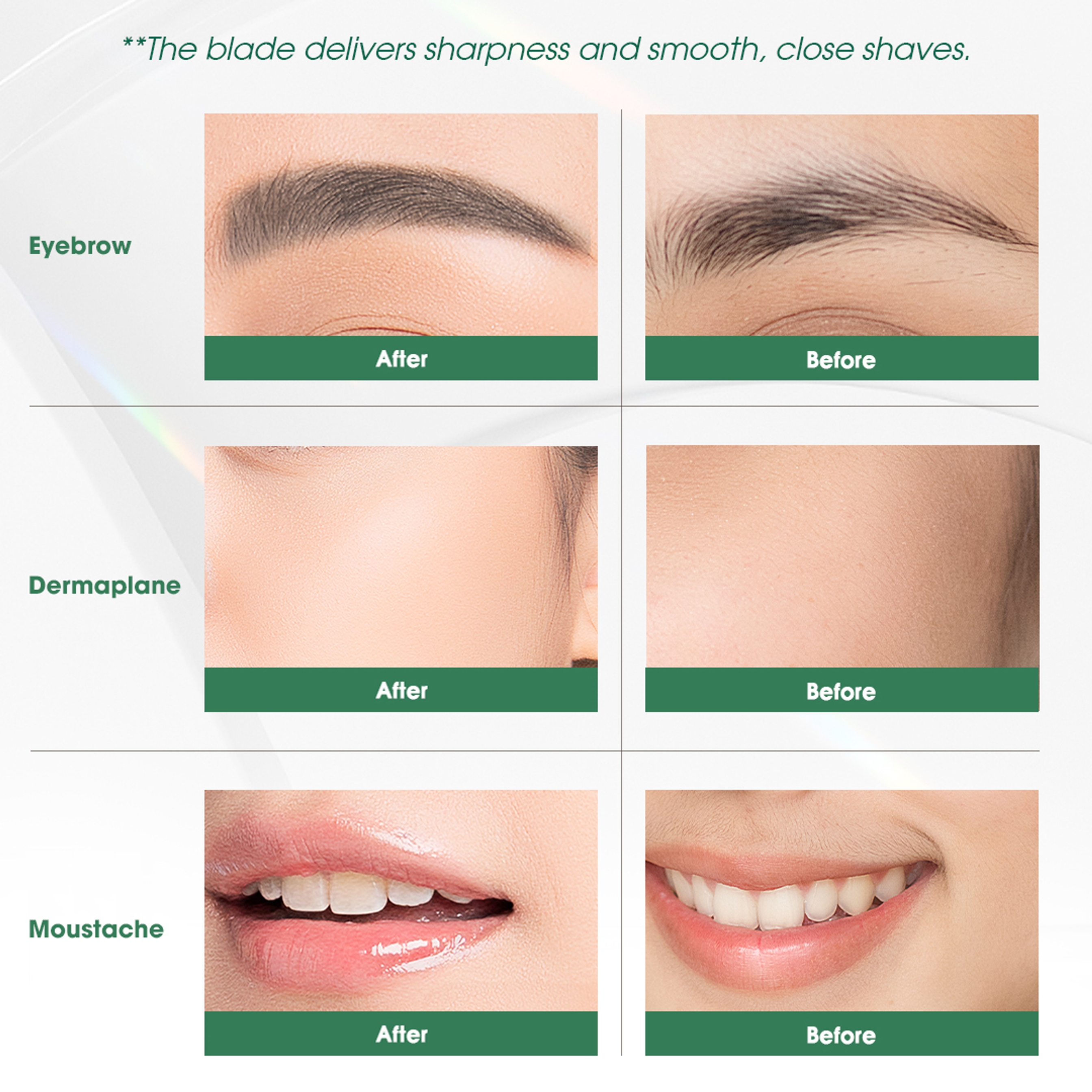 Hotosu Eyebrow Razors & Facial Razors for Women - 3pcs 8