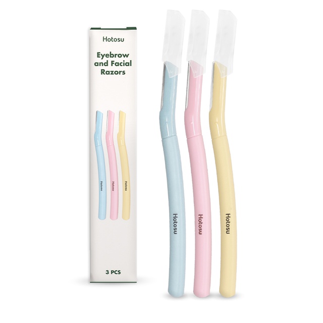 Hotosu Eyebrow Razors & Facial Razors for Women - 3pcs