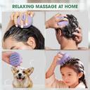 Hotosu Silicone Scalp Massager Brush for Hair Growth (Purple) 7