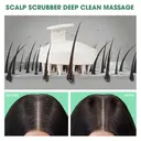 Hotosu Silicone Scalp Massager Brush for Hair Growth (White) 8