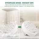 Hotosu Silicone Scalp Massager Brush for Hair Growth (White) 6