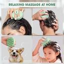 Hotosu Silicone Scalp Massager Brush for Hair Growth (Green) 7