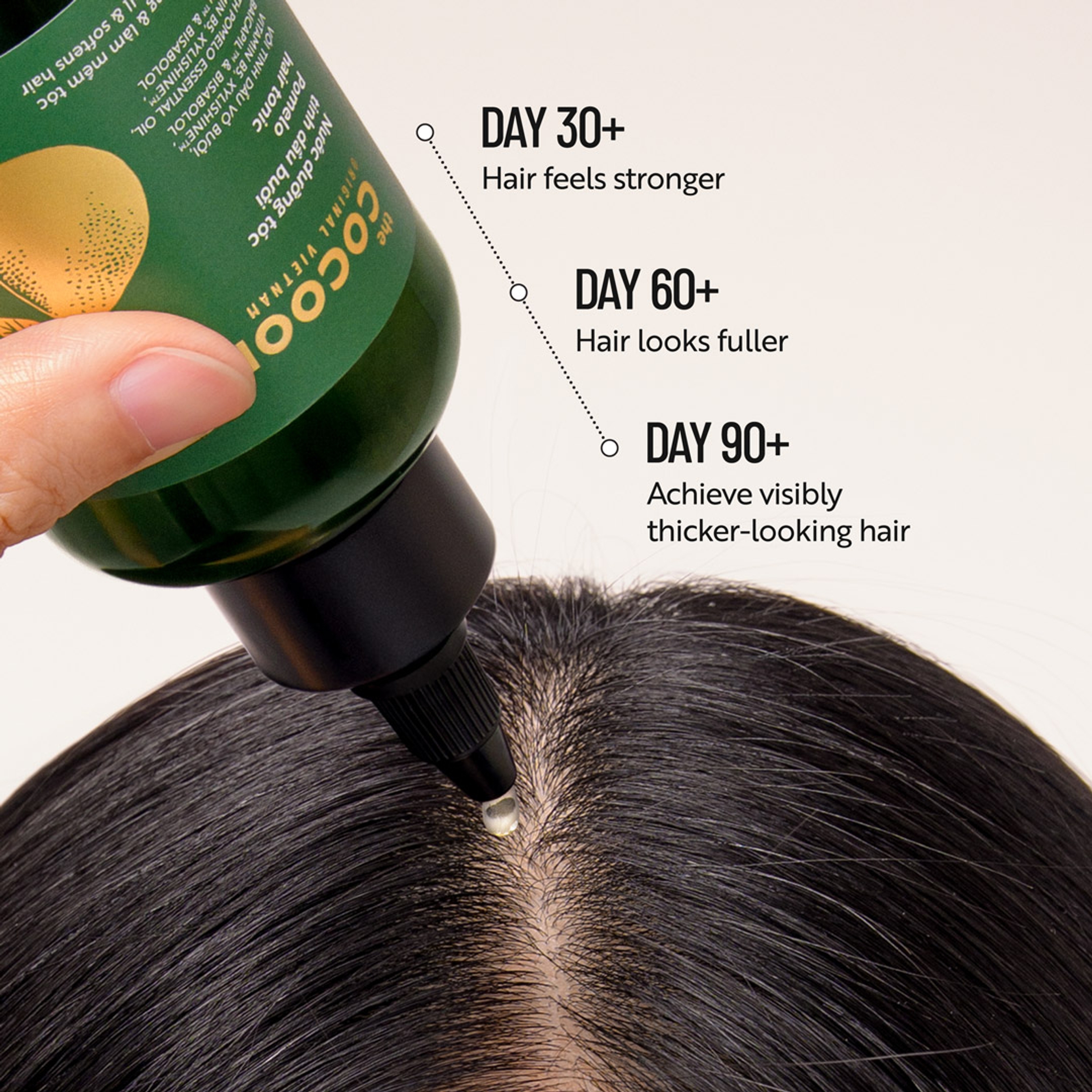 Cocoon Pomelo Hair Tonic 4.7 fl.oz - Reduces Hair Fall, Nourishes Scalp & Softens Hair 5