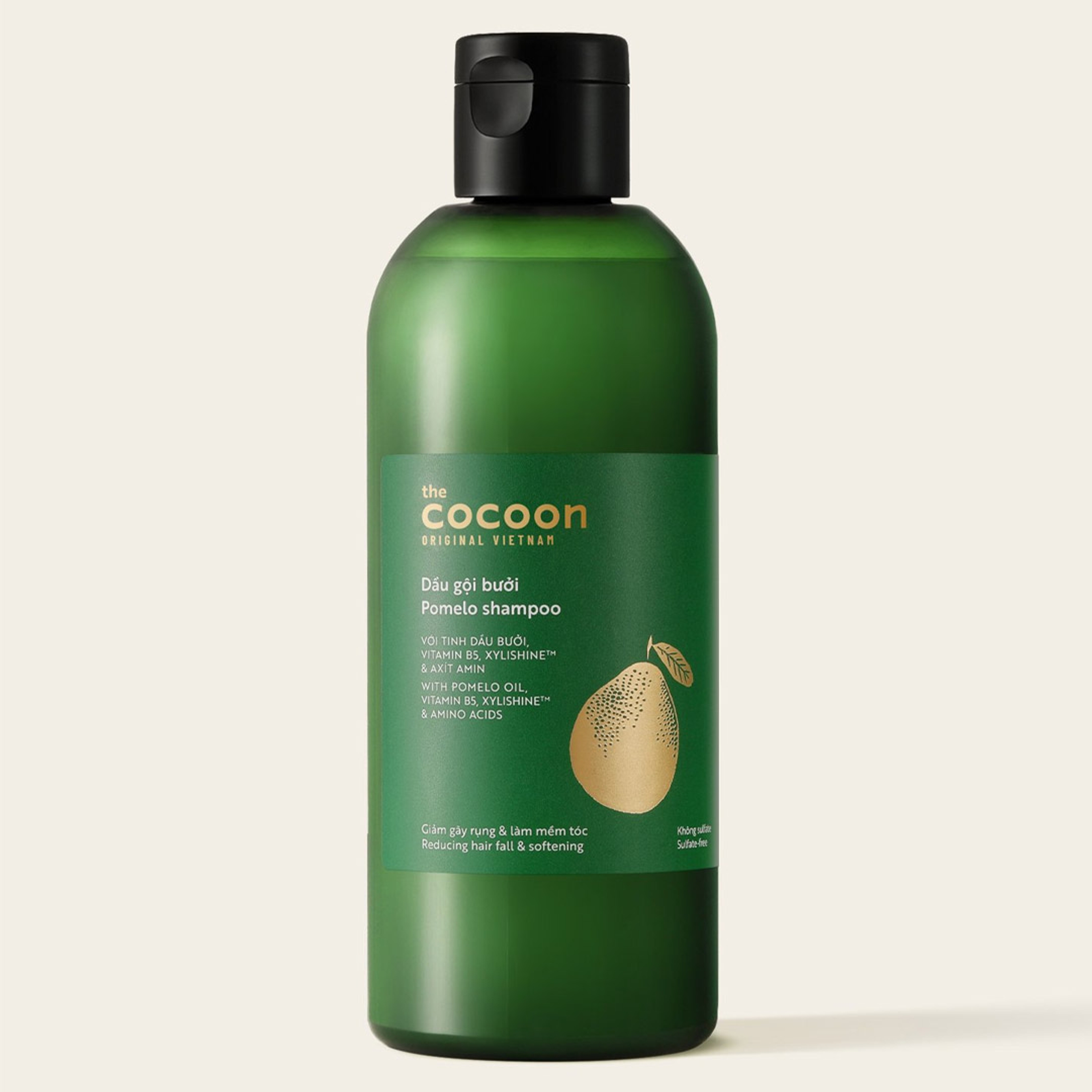 Cocoon Pomelo Shampoo 10.4 fl.oz - Reduces Hair Fall & Softens Hair, Sulfate-Free 1