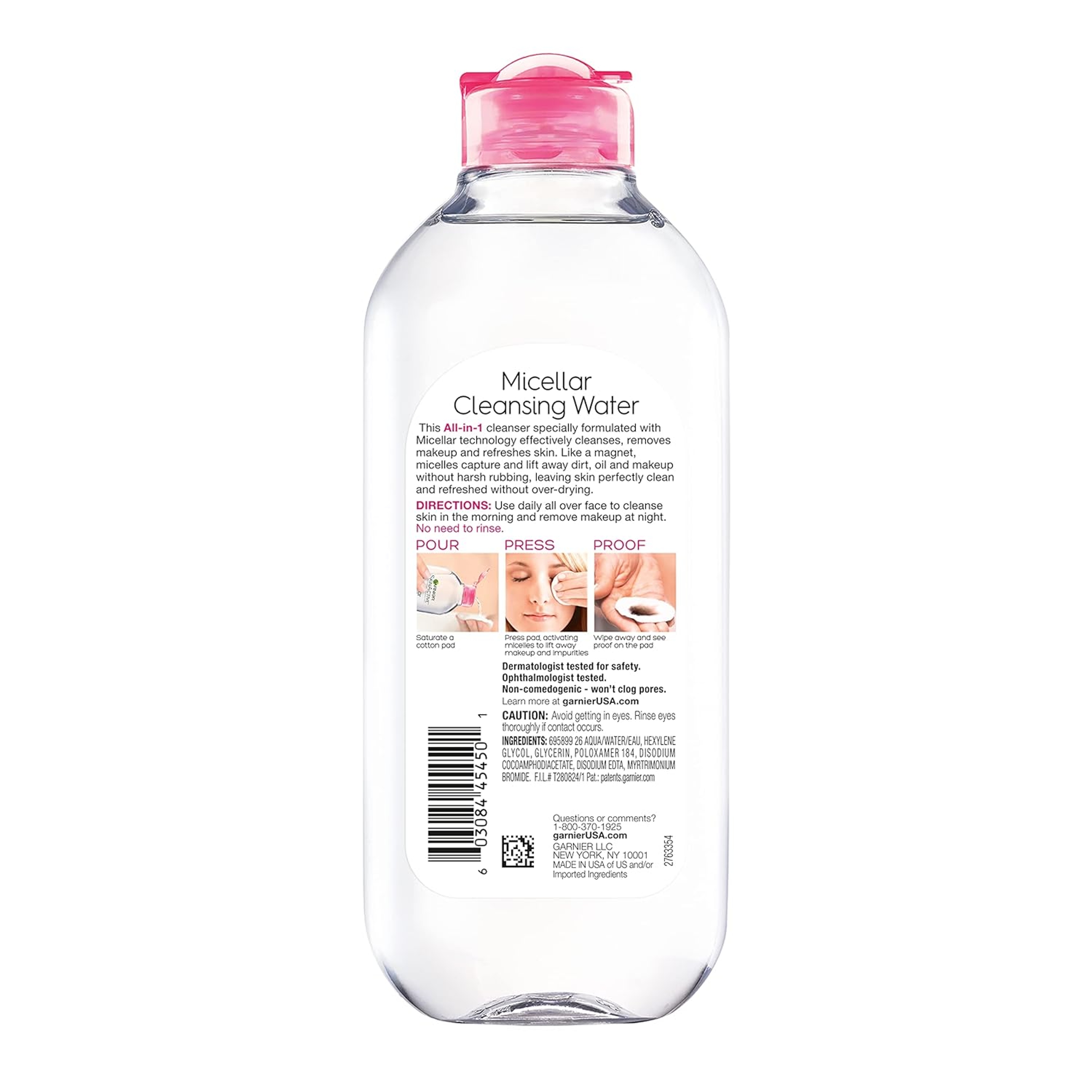 Garnier Micellar Cleansing Water All-in-1 13.5 fl.oz - Hydrating Facial Cleanser & Makeup Remover for Sensitive Skin 11