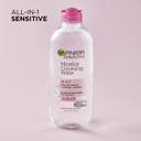 Garnier Micellar Cleansing Water All-in-1 13.5 fl.oz - Hydrating Facial Cleanser & Makeup Remover for Sensitive Skin 4