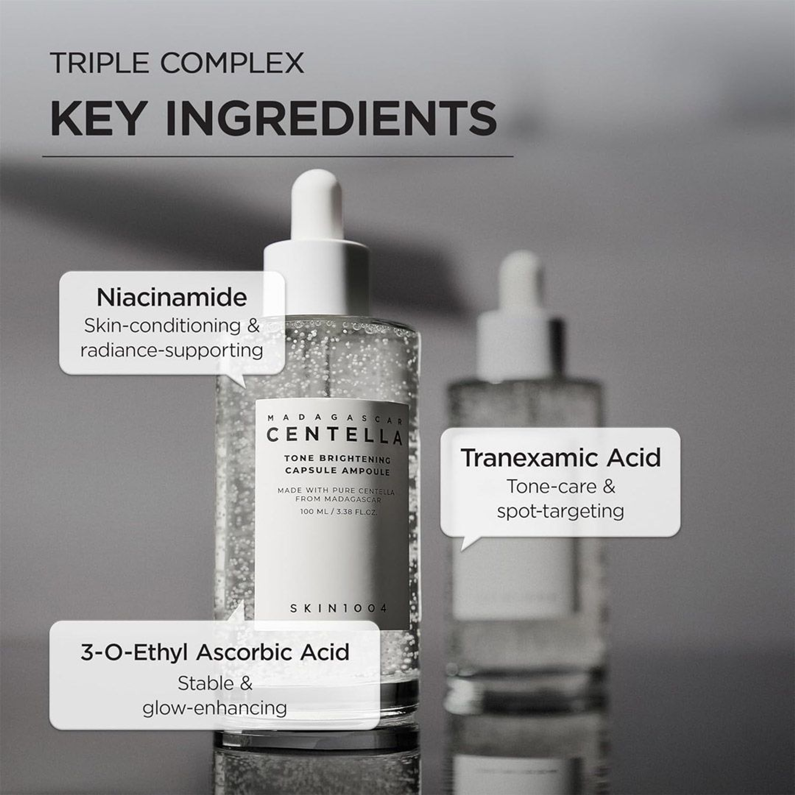 Skin1004 Tone Brightening Capsule Ampoule - Niacinamide & Centella Serum for Uneven Skin 3.38 fl.oz 2
