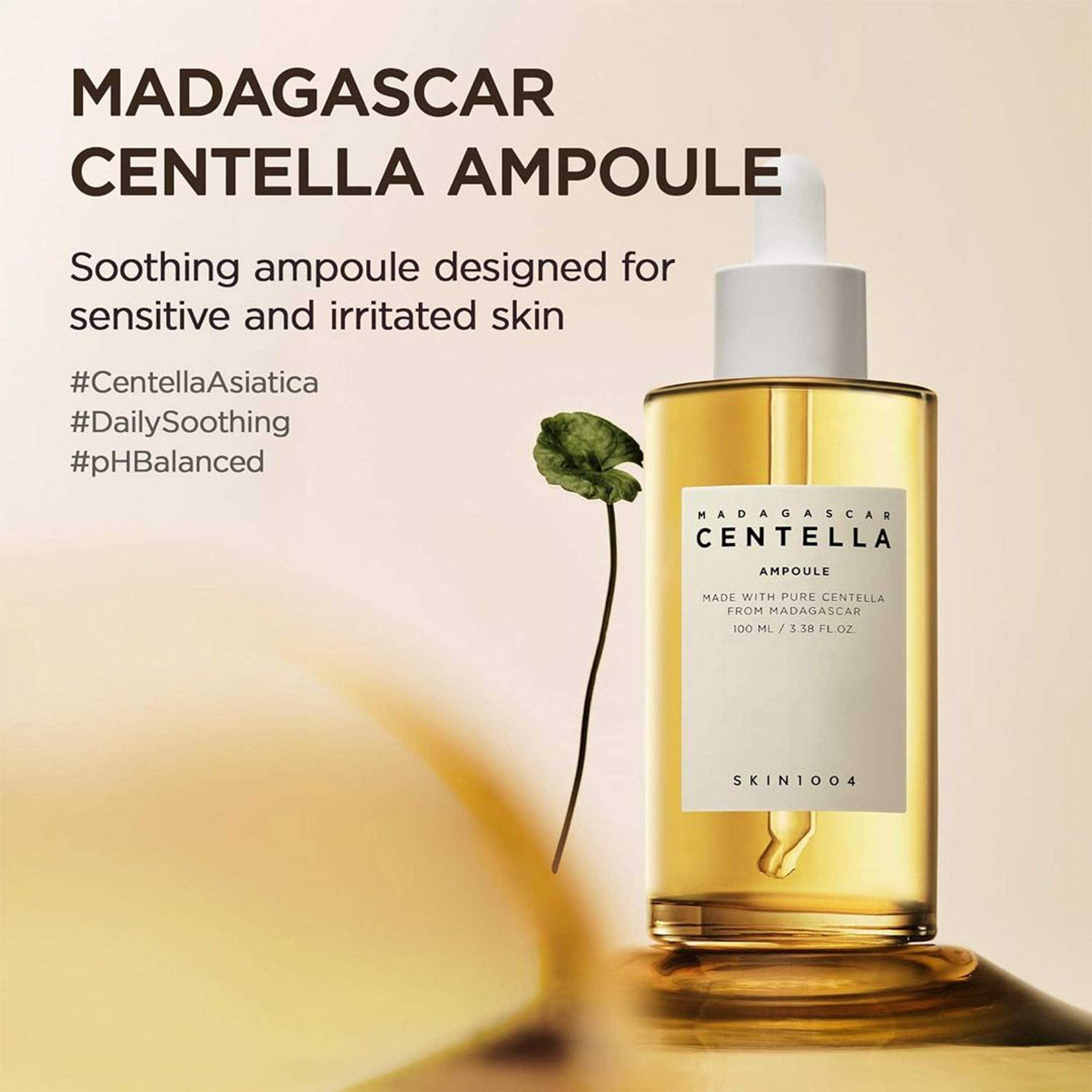 Skin1004 Madagascar Centella Ampoule - Korean Face Serum for Hydrating & Soothing Care 3.38 fl.oz 2