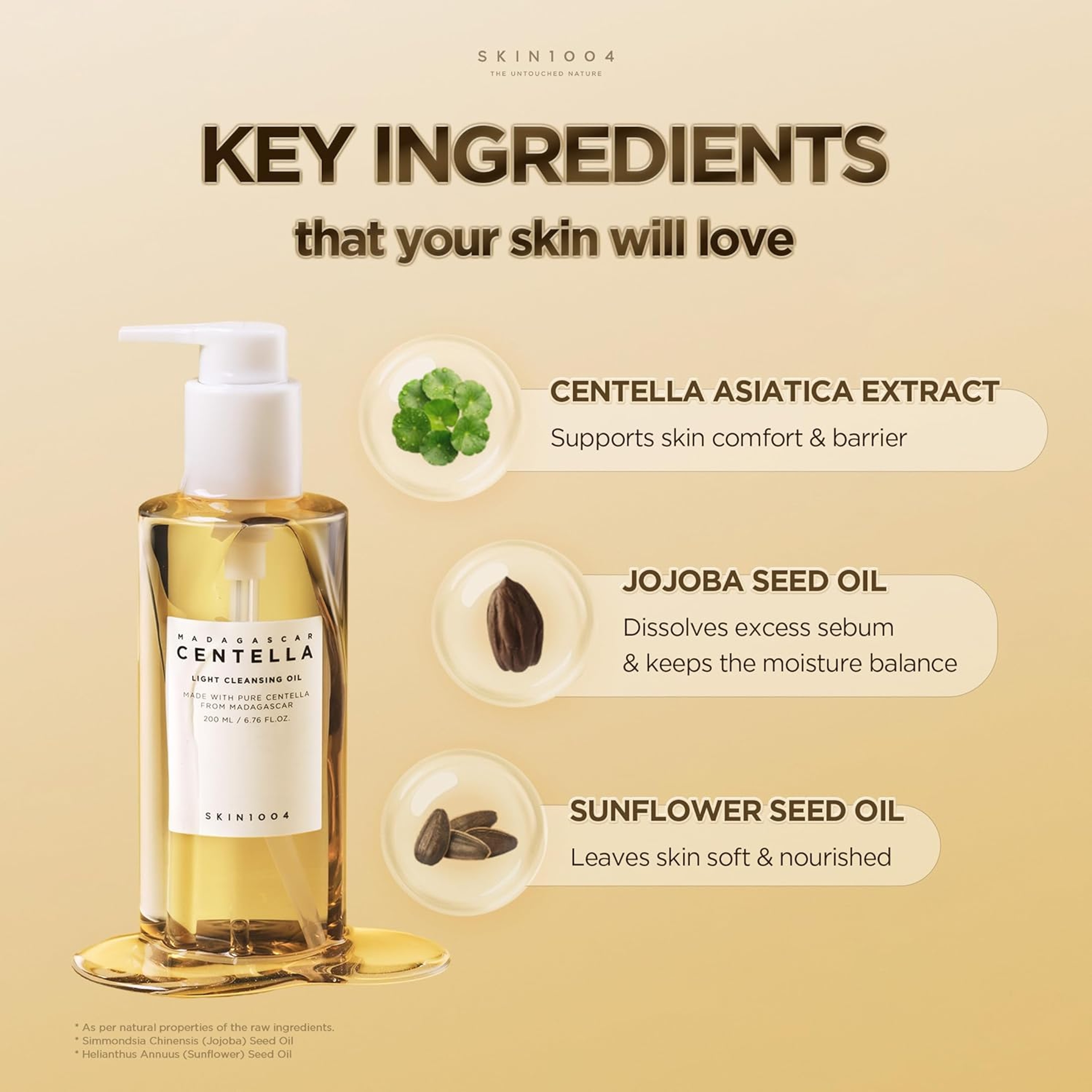Skin1004 Madagascar Centella Light Cleansing Oil 6.76 fl.oz - Gentle Oil Cleanser for Face 7