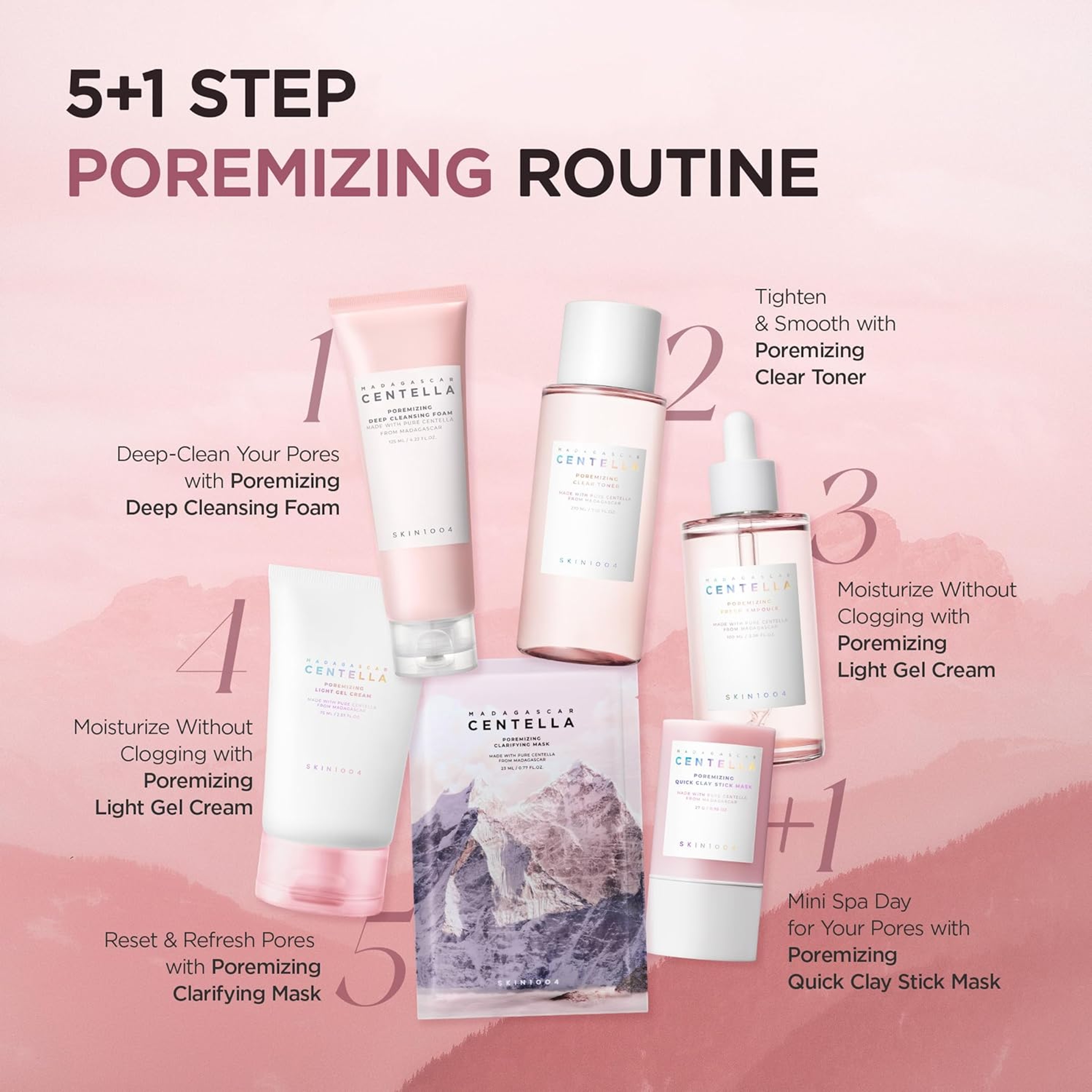 Skin1004 Poremizing Deep Cleansing Foam 4.23 fl.oz - Face Cleanser for Facial Pore Cleansing 8