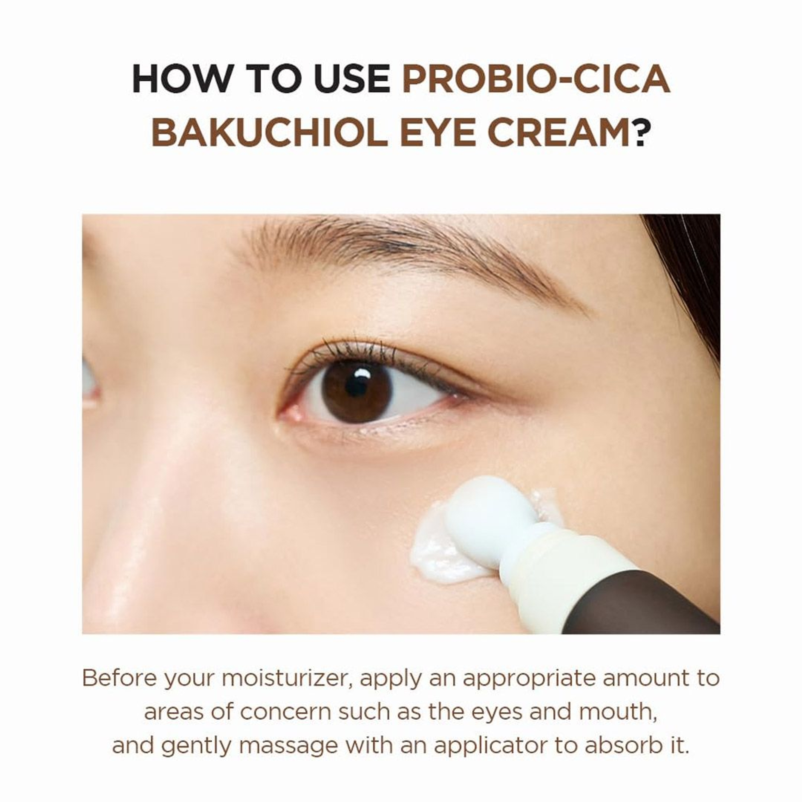 Skin1004 Centella Probio-Cica Bakuchiol Eye Cream - Hydrating Eye Treatment for Under Eye Area 0.67 fl.oz 5