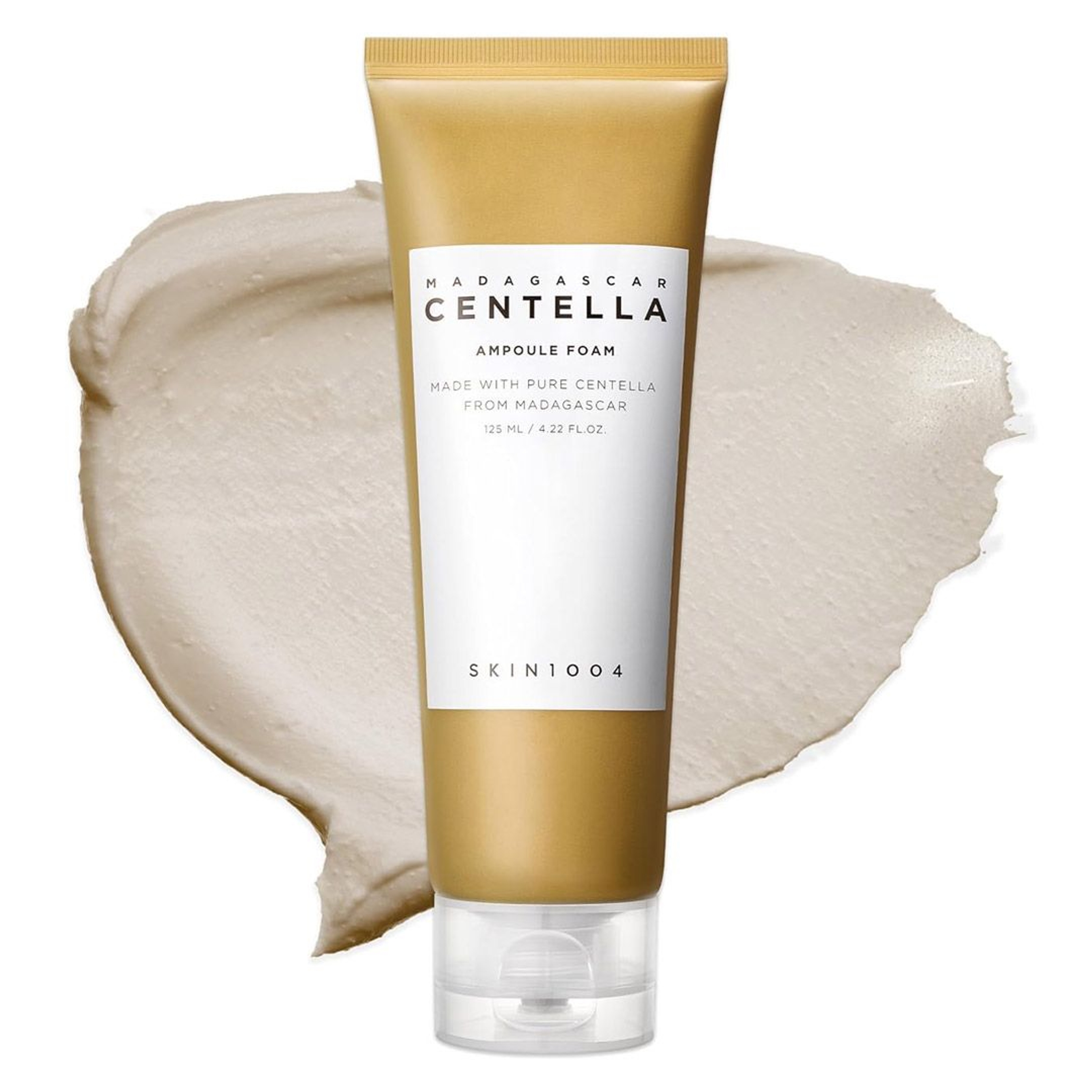 Skin1004 Madagascar Centella Ampoule Foam - Face Cleanser & Makeup Remover for Soft Skin 4.23 fl.oz 1