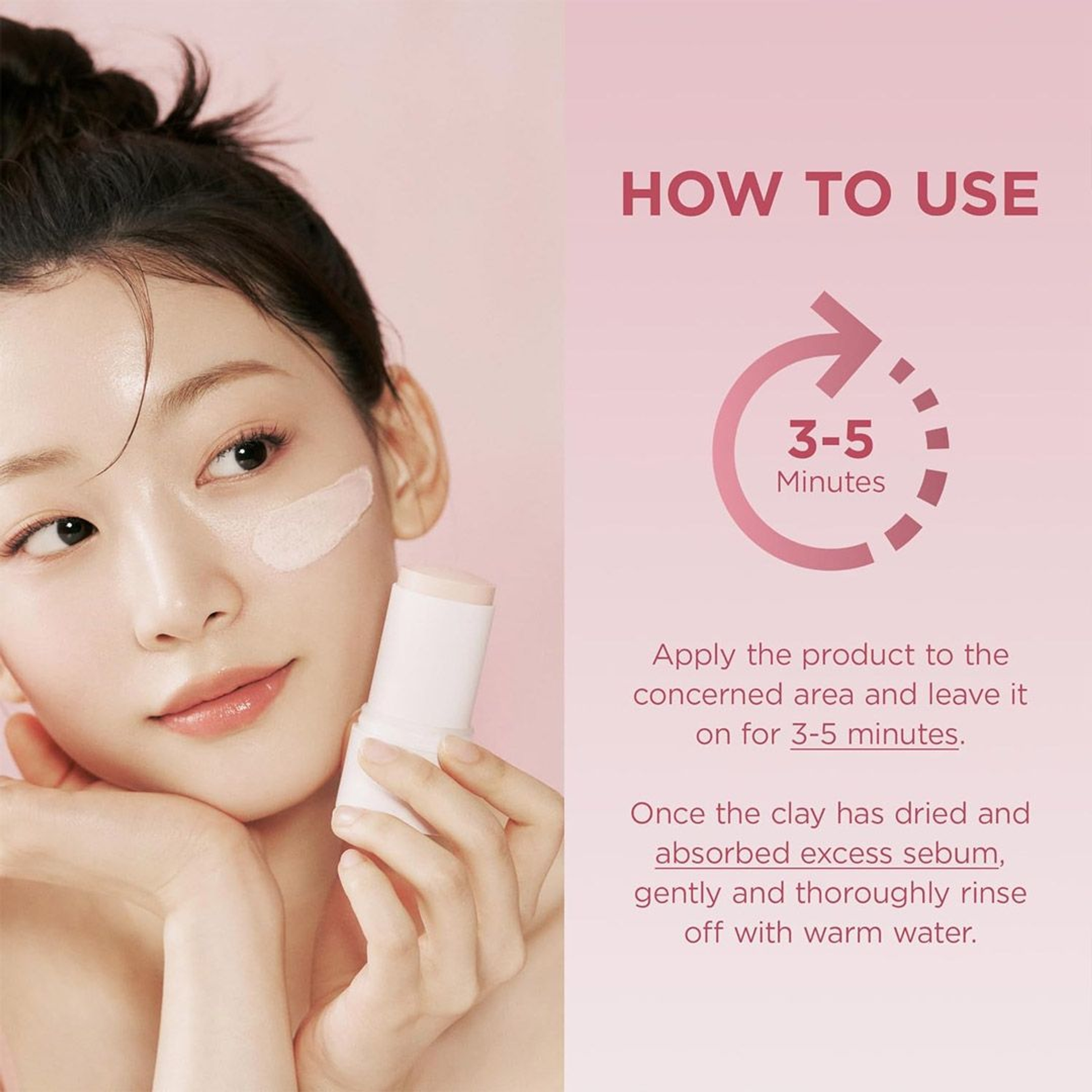 Skin1004 Poremizing Quick Clay Stick Mask - Facial Clay Mask for Pore Minimizing 0.95 fl.oz 5