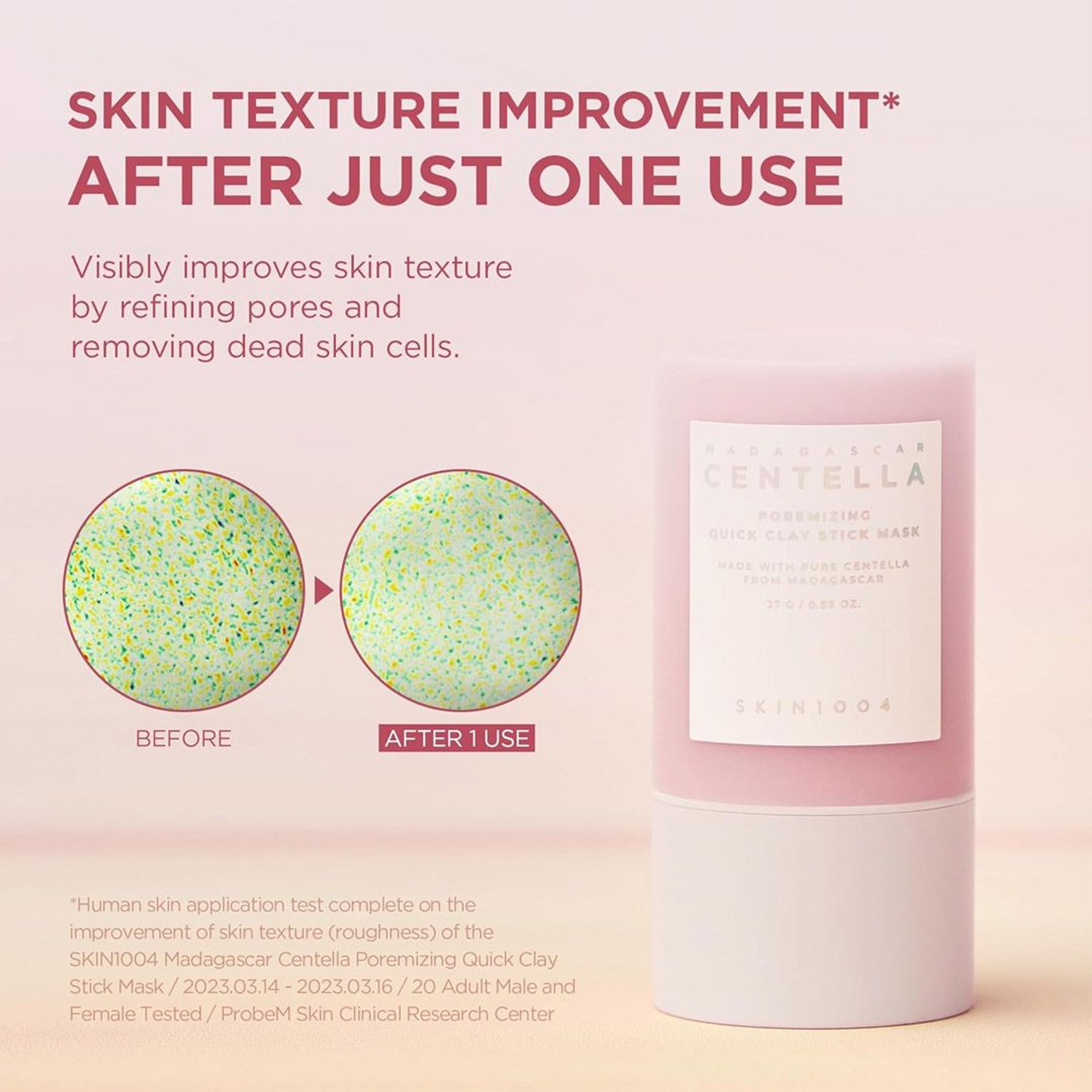 Skin1004 Poremizing Quick Clay Stick Mask - Facial Clay Mask for Pore Minimizing 0.95 fl.oz 4