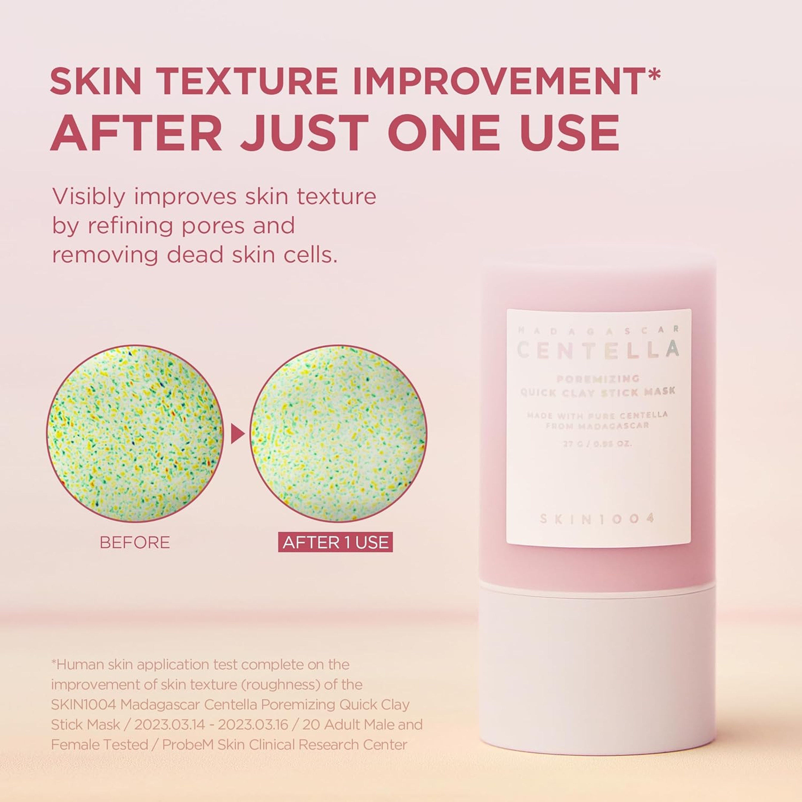Skin1004 Poremizing Quick Clay Stick Mask - Facial Clay Mask for Pore Minimizing 0.95 fl.oz 11