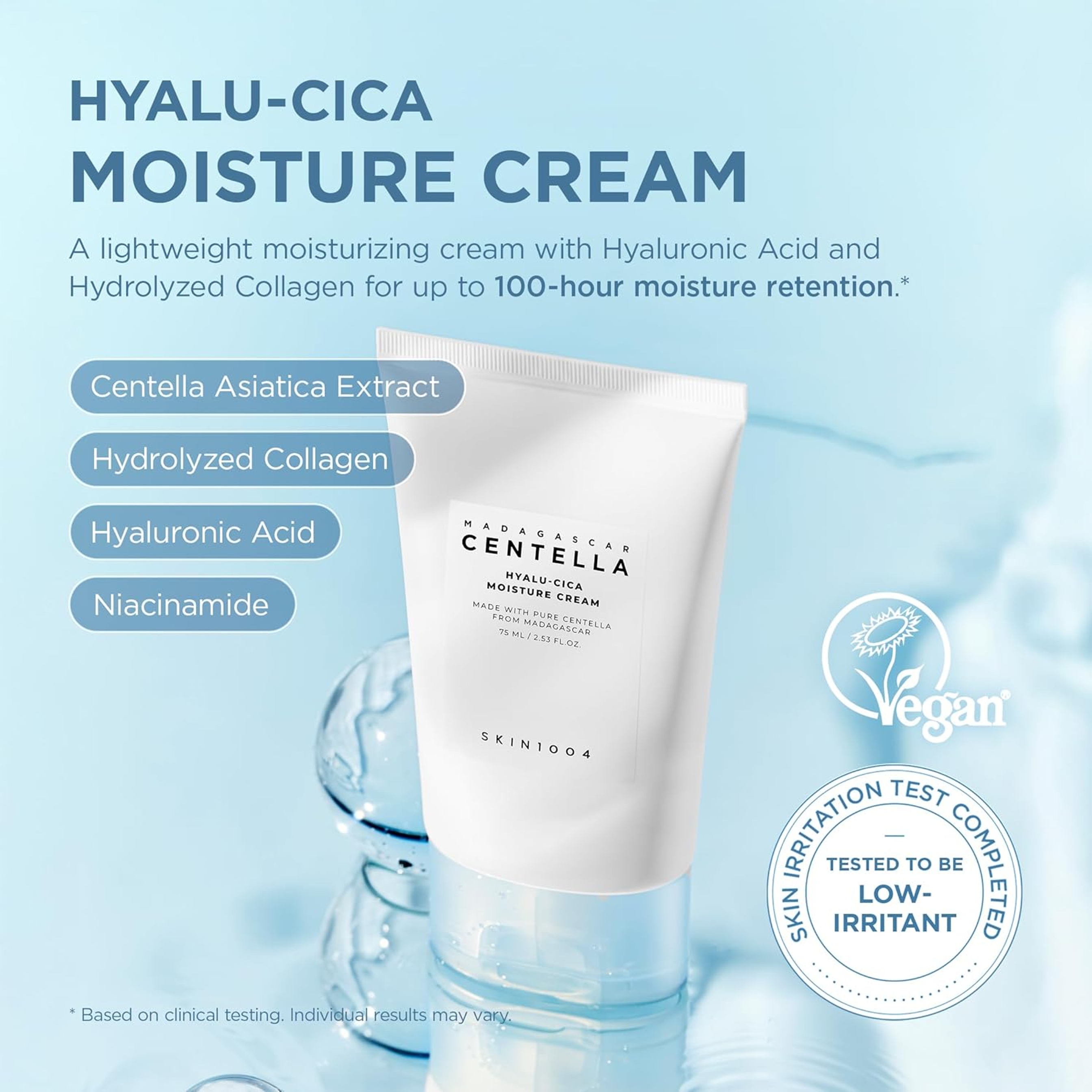 Skin1004 Hyalu-Cica Moisture Cream 2.53 fl.oz - Face Moisturizer for Deep Hydration 2