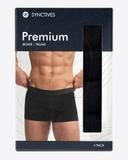 [Bamboo Cotton] Synctives Men’s Trunk Fit Underwear 4-Pack 5
