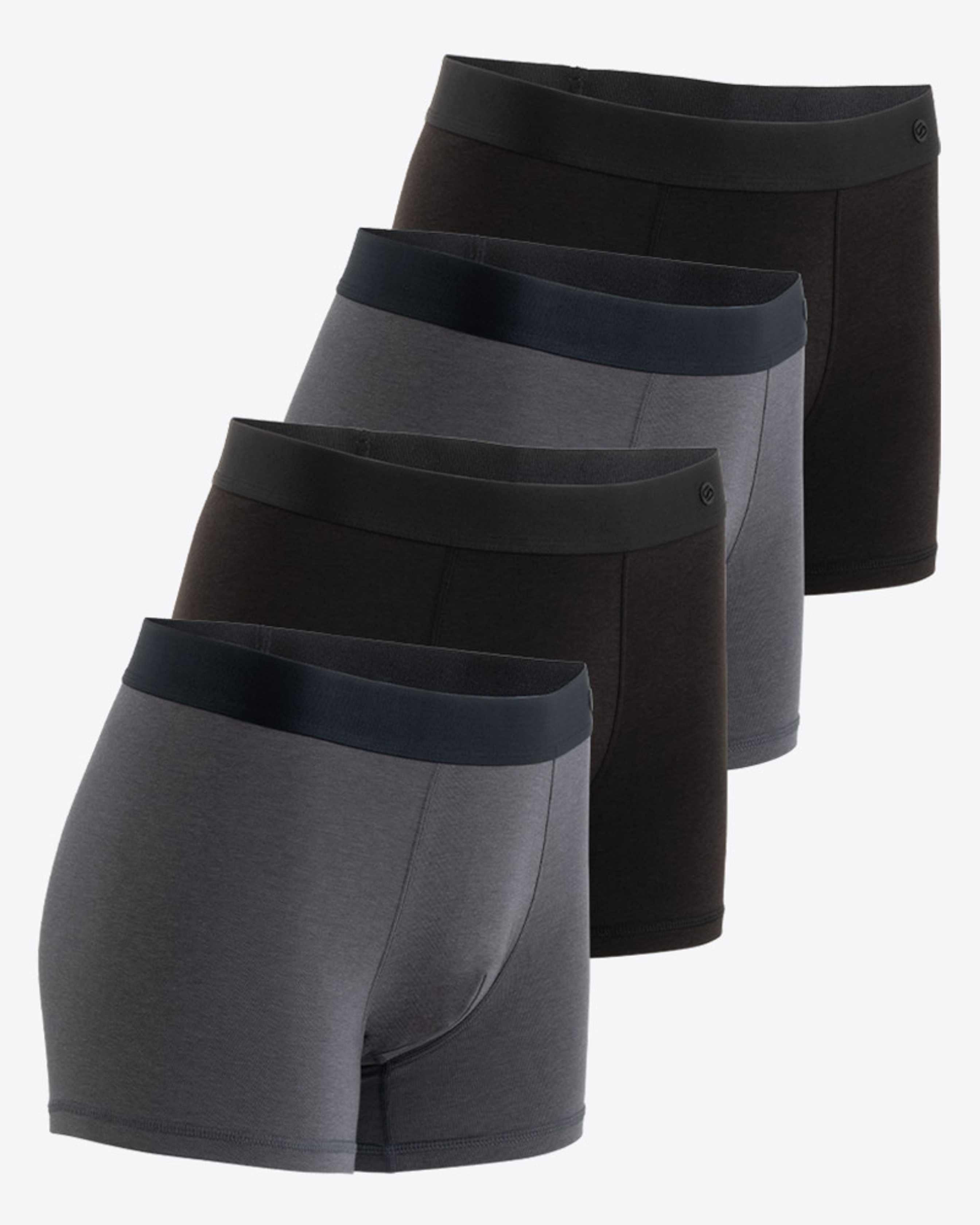 [Bamboo Cotton] Synctives Men’s Trunk Fit Underwear 4-Pack 1