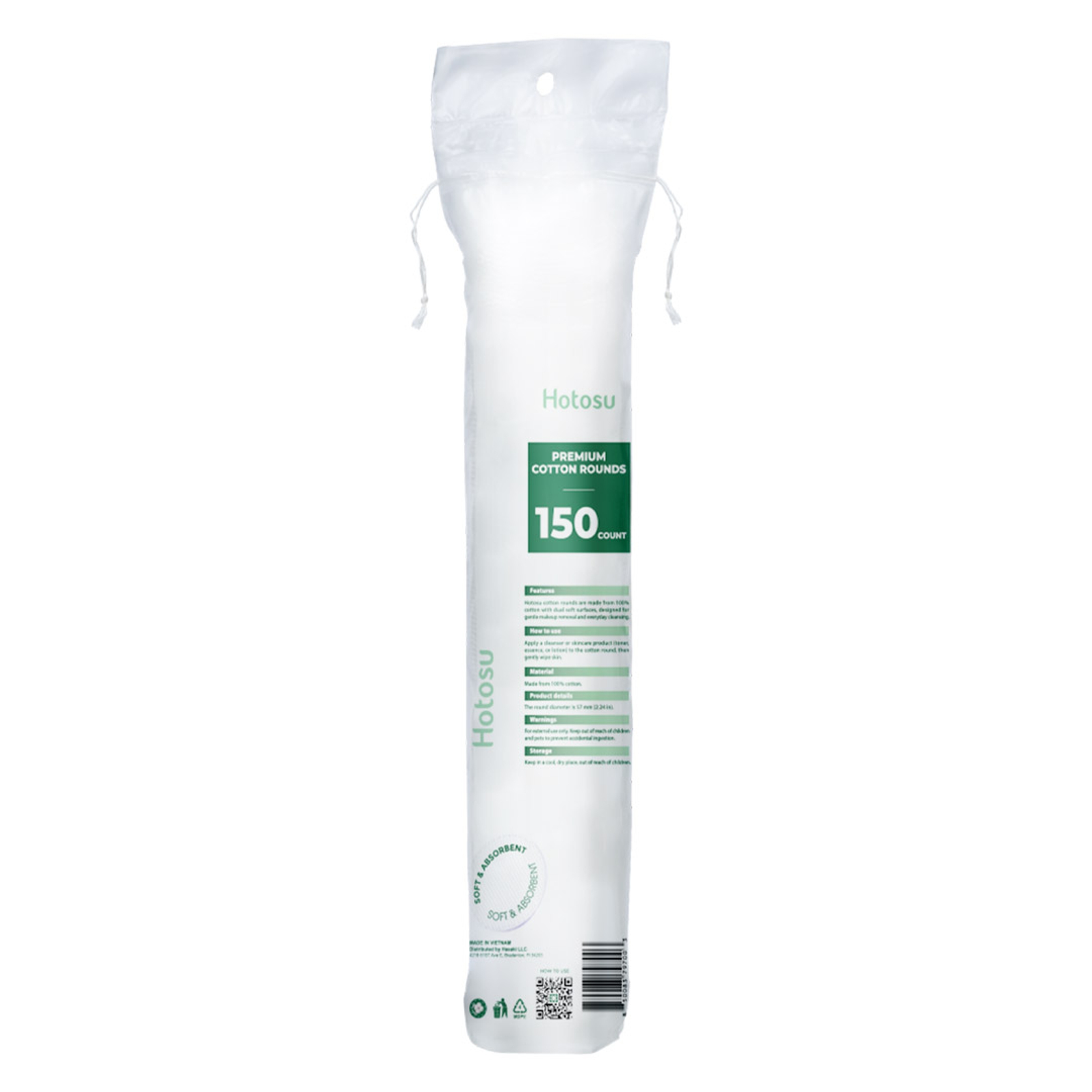 Hotosu Premium Cotton Rounds 150 Count 11