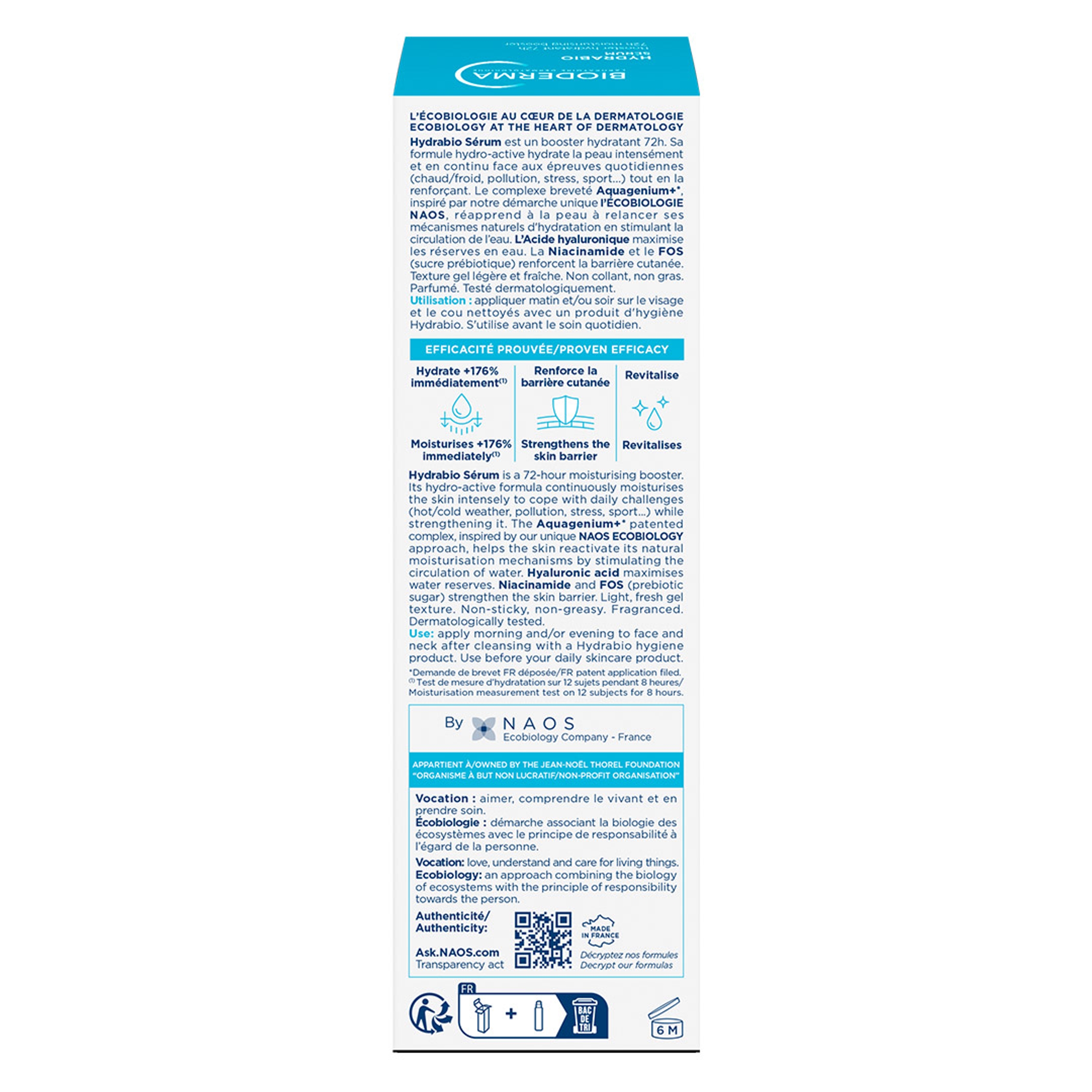 Bioderma Hydrabio Serum 1.3 fl.oz - Facial Hydrating Serum for Dehydrated Sensitive Skin 11