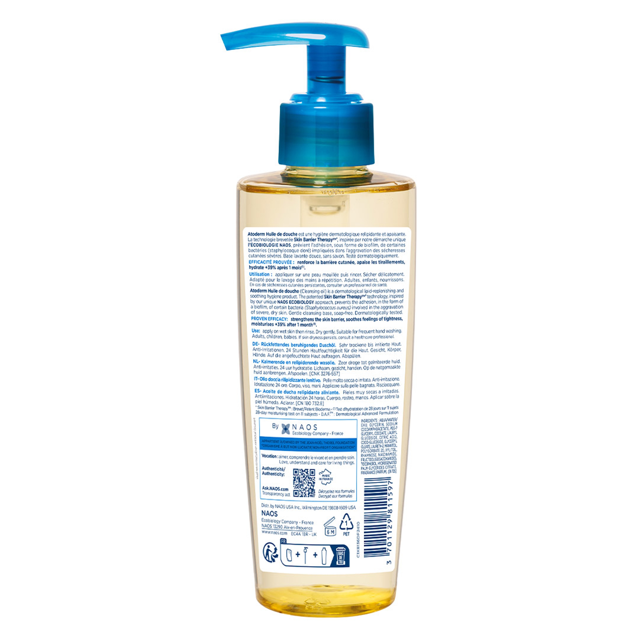Bioderma Atoderm Shower Oil 6.7 fl.oz - Nourishing Cleansing Oil For Dry to Atopic Sensitive Skin 9