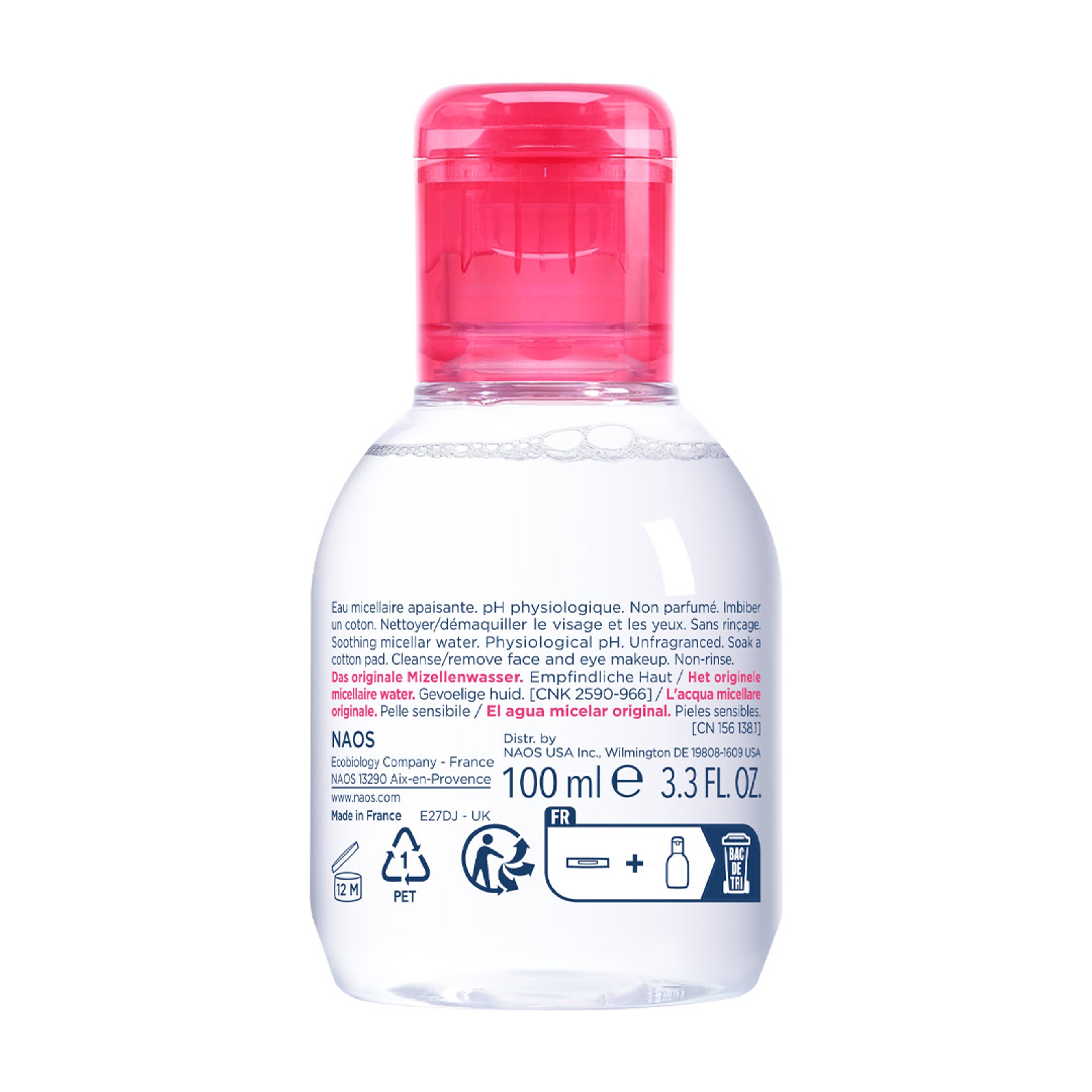 Bioderma Sensibio H2O Micellar Water 3.3 fl.oz - Face Cleanser for Sensitive Skin 10