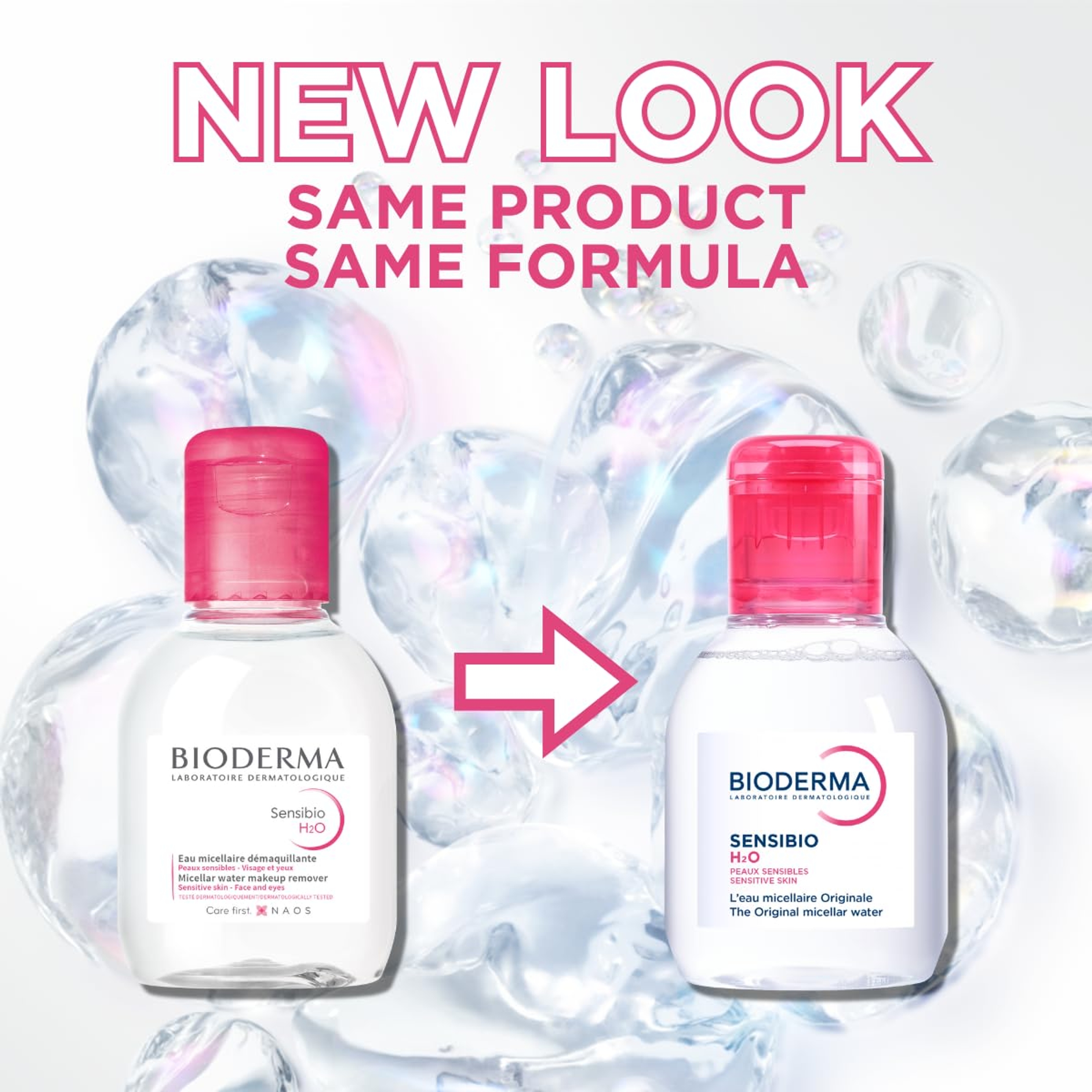 Bioderma Sensibio H2O Micellar Water 3.3 fl.oz - Face Cleanser for Sensitive Skin 3