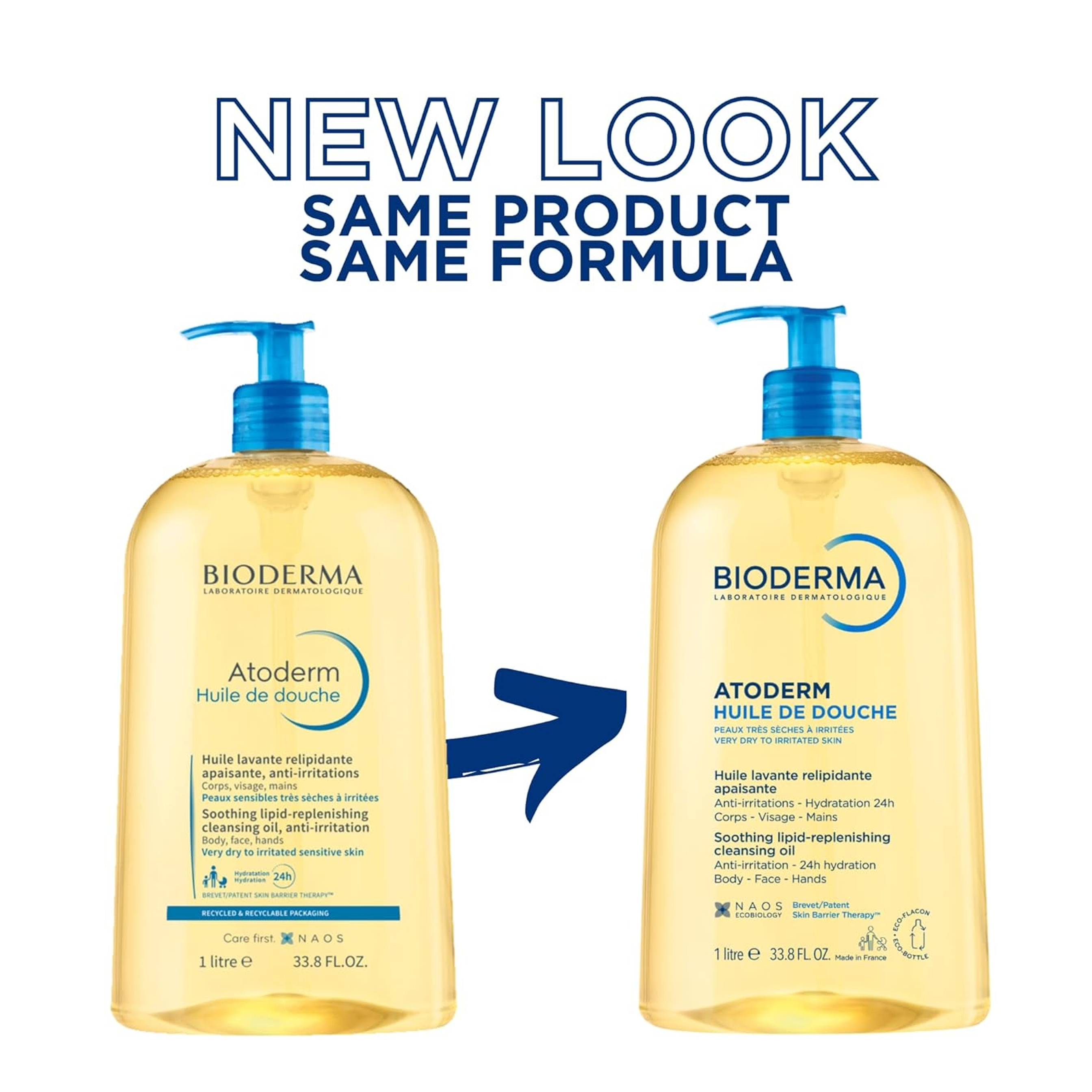 Bioderma Atoderm Shower Oil 33.8 fl.oz - Nourishing Cleansing Oil For Dry to Atopic Sensitive Skin 3