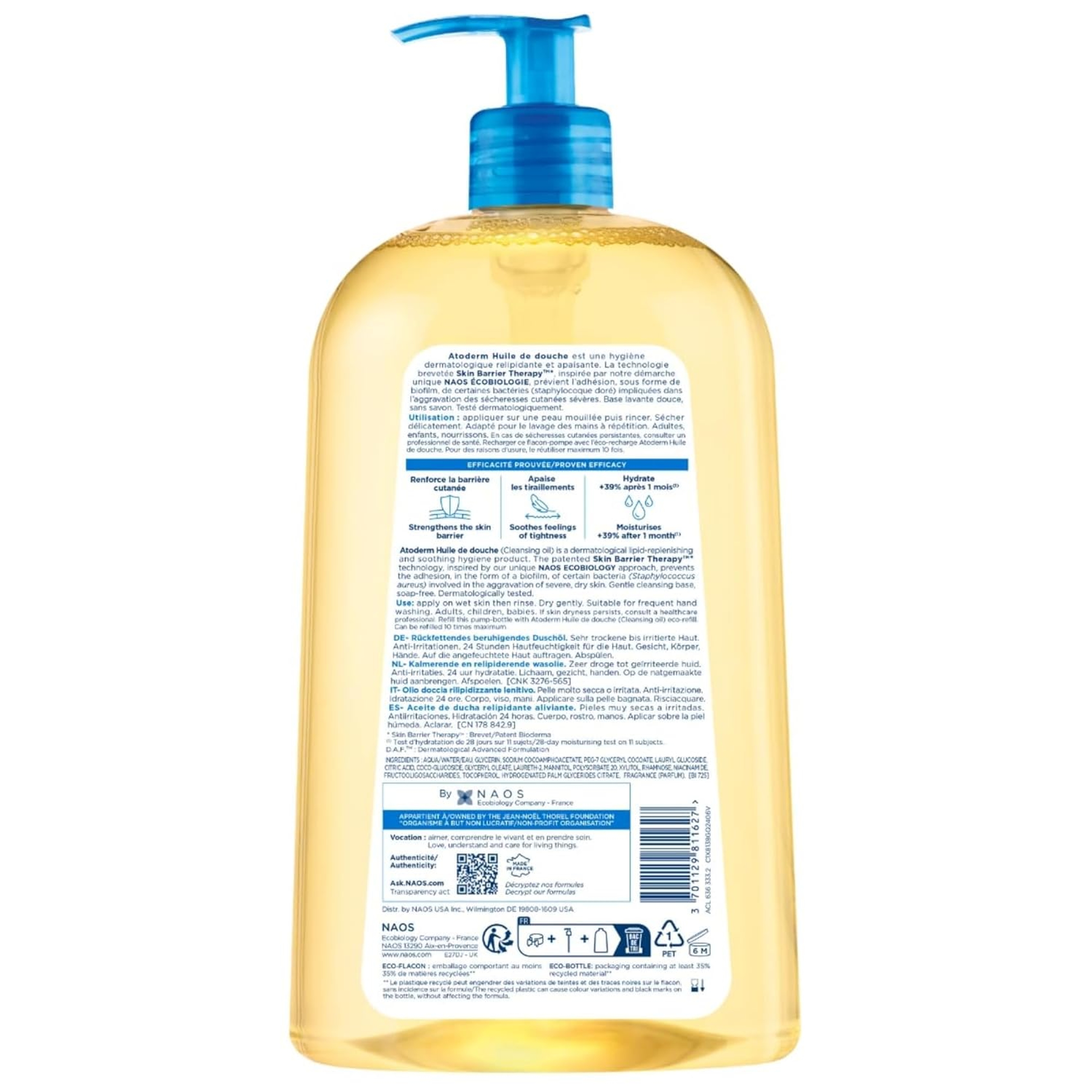 Bioderma Atoderm Shower Oil 33.8 fl.oz - Nourishing Cleansing Oil For Dry to Atopic Sensitive Skin 9