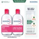 Bioderma Sensibio H2O Micellar Water 16.9 fl.oz (Pack of 2) - Face Cleanser for Sensitive Skin 1
