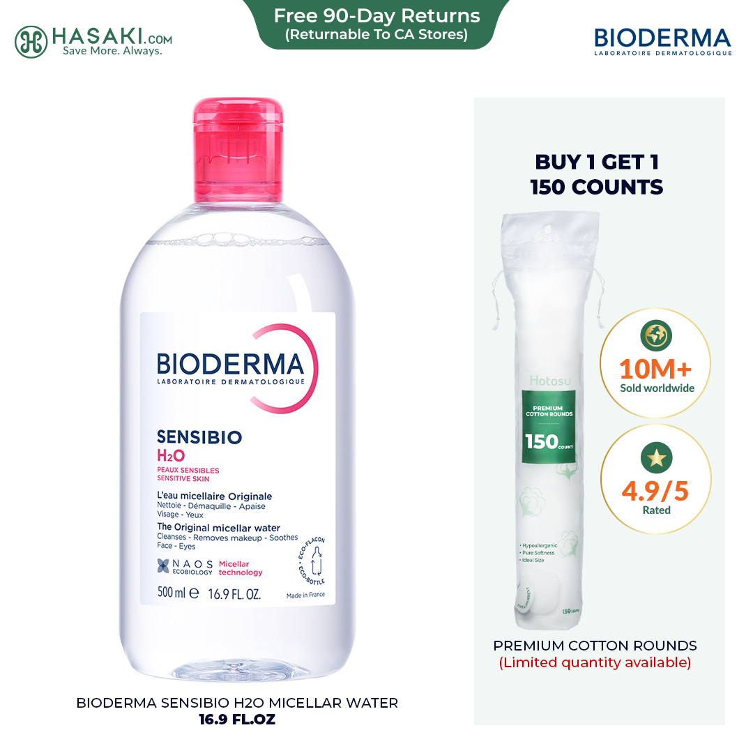 Bioderma Sensibio H2O Micellar Water 16.9 fl.oz - Face Cleanser