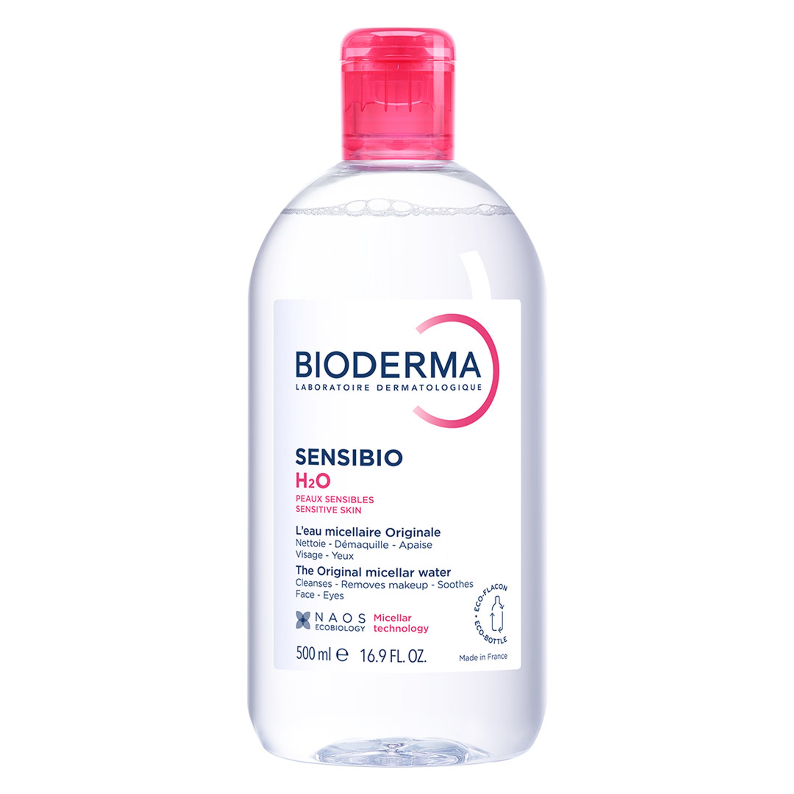 Bioderma Sensibio H2O Micellar Water 16.9 fl.oz - Face Cleanser for Sensitive Skin 2
