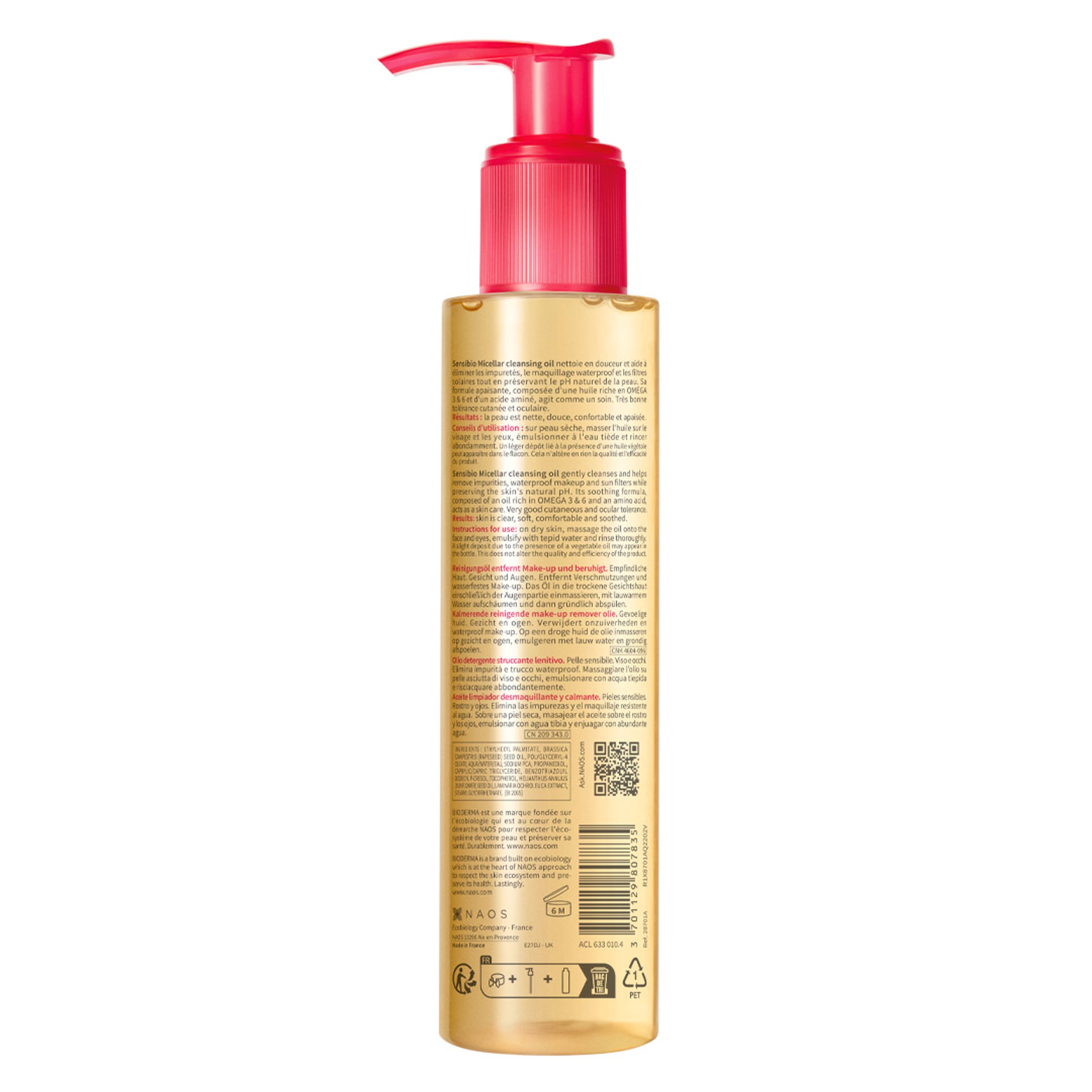 Bioderma Sensibio Micellar Cleansing Oil 5 fl.oz - Micellar Formula Gentle Face Cleanser 9
