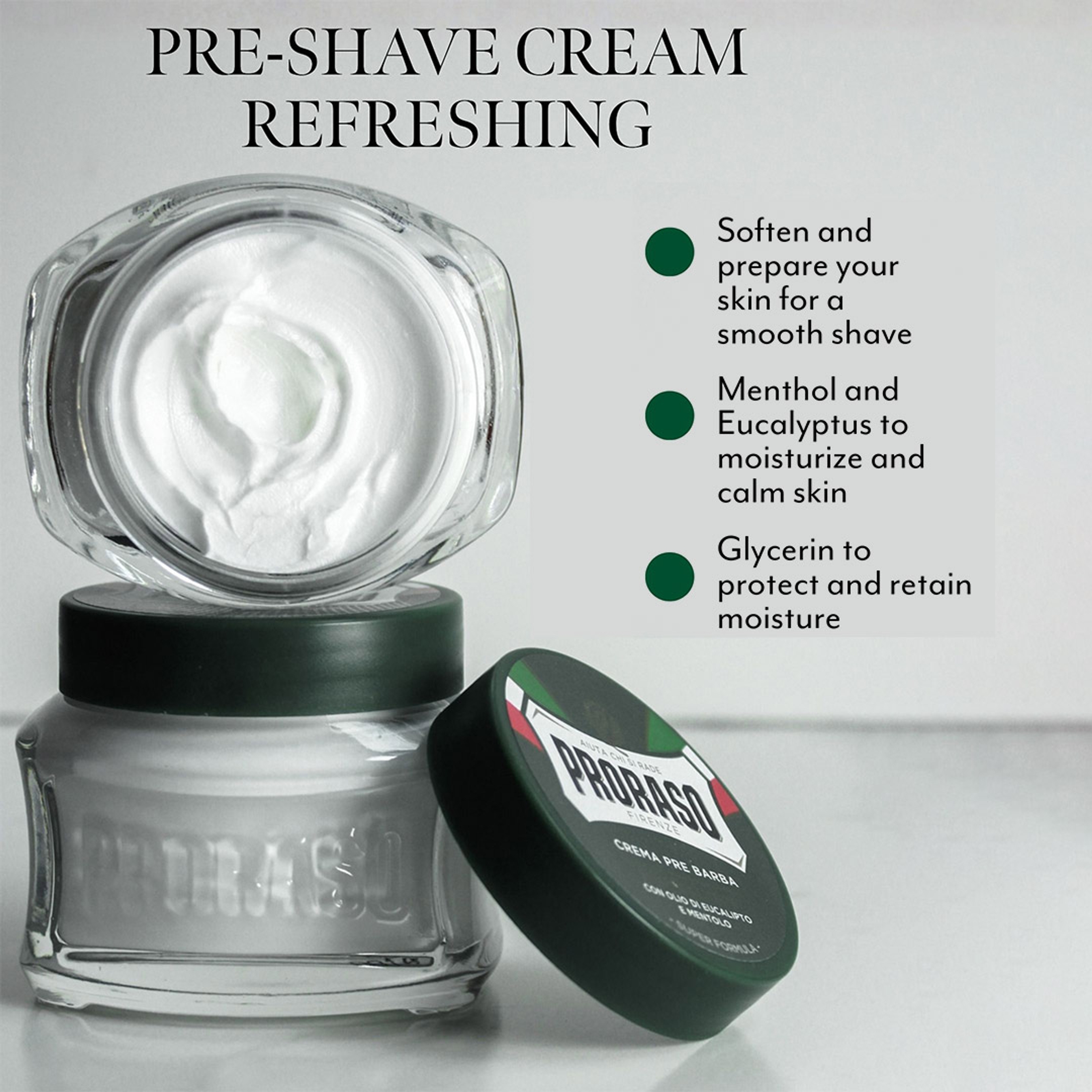 Proraso Pre-Shave Cream Refreshing 3.6 fl.oz 2